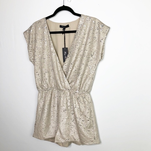 HONEY punch golden sequin romper - Picture 10 of 12